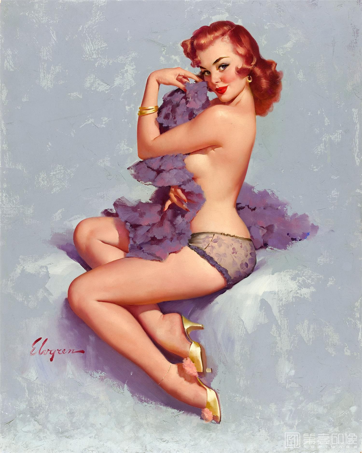 油画-吉尔·艾尔夫格雷恩 Gil Elvgren 作品集-170